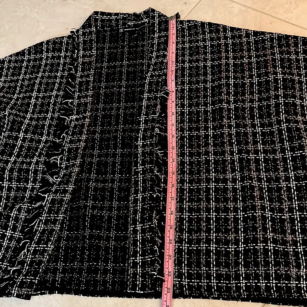 INC International Concepts Tweed Kimono Style Topper, One Size